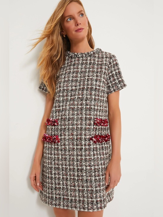 Tuckernuck Dresses & Skirts - NWT TuckerNuck Winterberry Sequin Tweed Jackie Dress